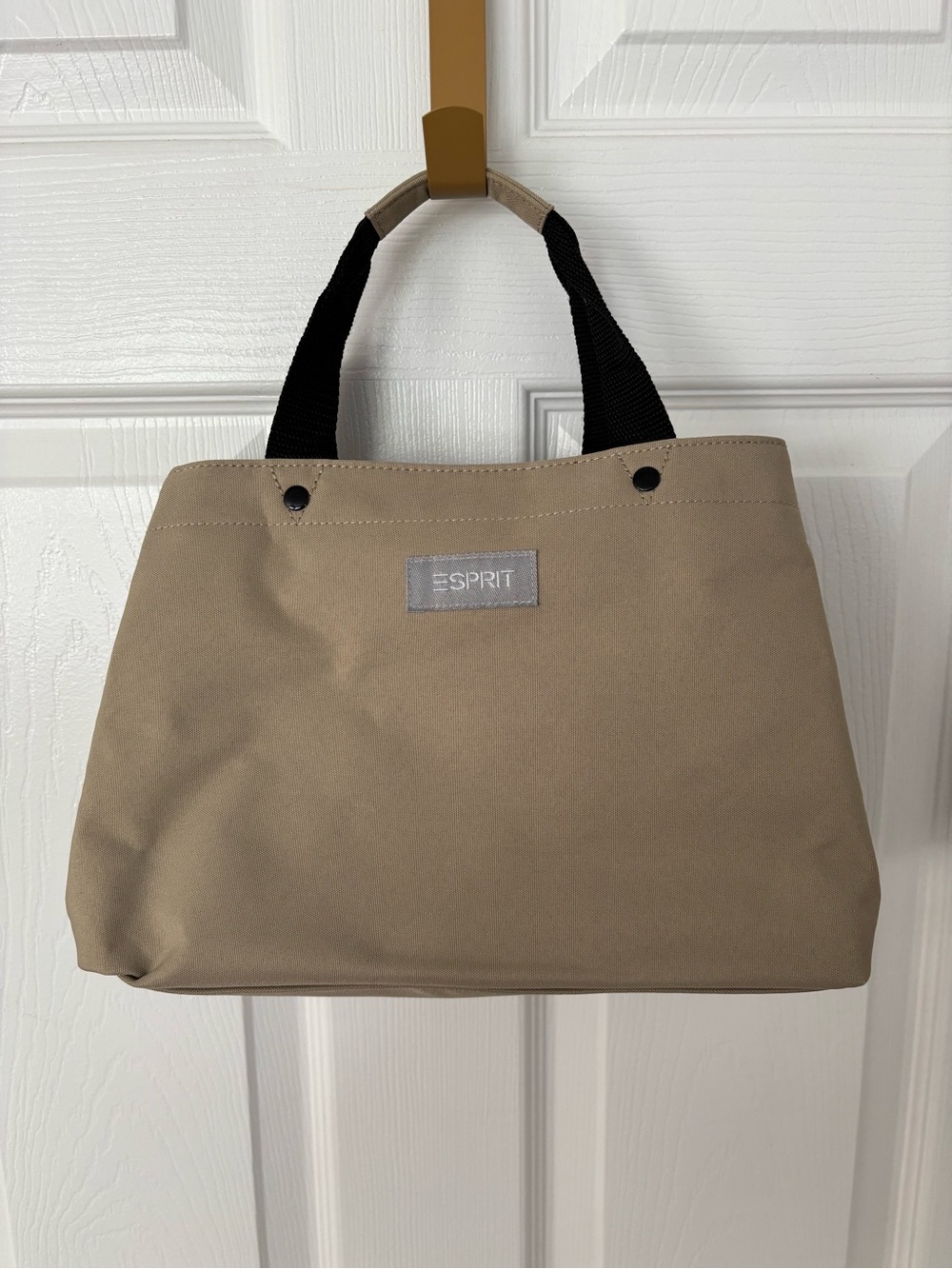 Esprit canvas Bag with Black Handles